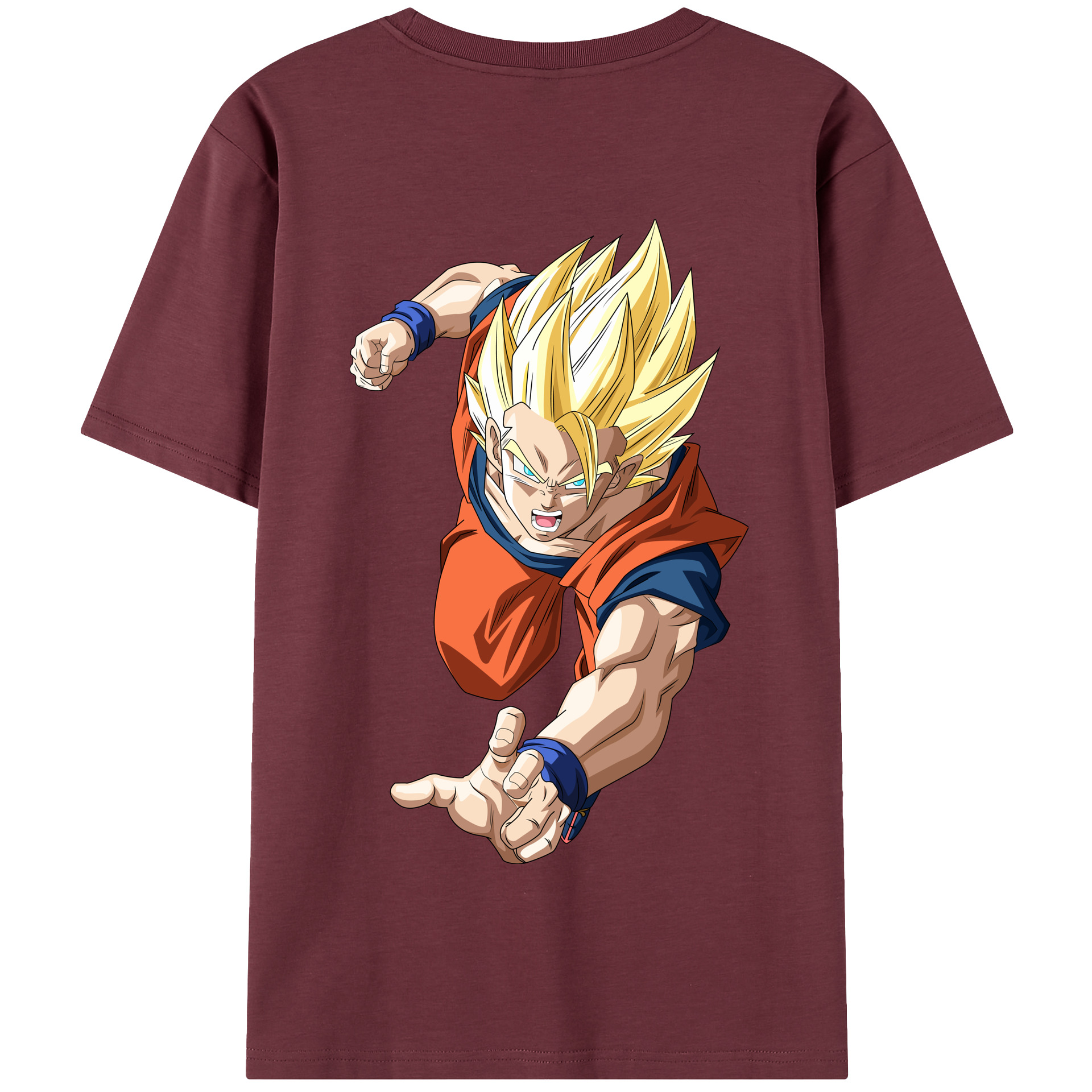 （画像用） ドラゴンボール 孫 悟飯（そんごはん）DRAGON BALL Son Gohan 綿100％半袖Tシャツ（背面プリント）